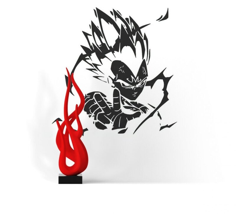Sticker Mural Dragon Ball Majin Vegeta