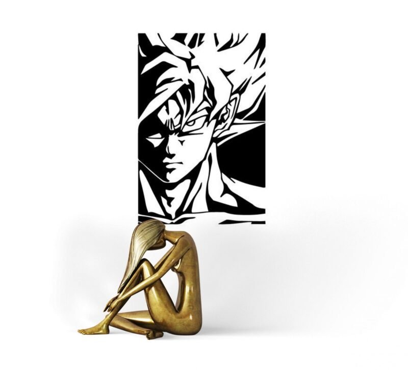 Sticker Mural Dragon Ball Puissance Saiyan