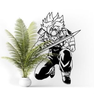 Sticker Mural Dragon Ball Trunks du Futur