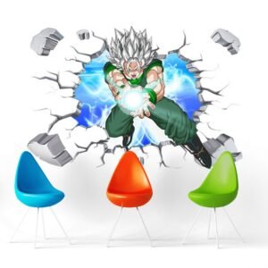 Sticker Mural Dragon Ball Goku Remastérisé