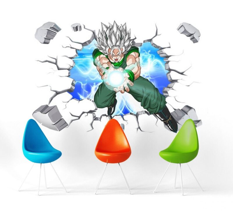 Sticker Mural Dragon Ball Goku Remastérisé