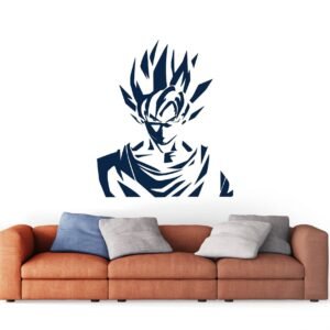 Sticker Mural Dragon Ball Goku Guerrier Saiyan
