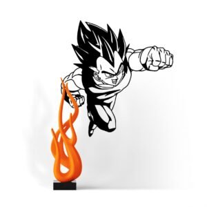 Sticker Mural Dragon Ball Vegeta Combat
