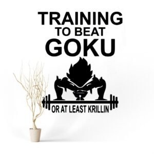 Sticker Mural Dragon Ball Training to Beat Goku