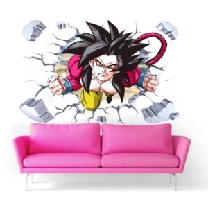 Sticker Mural Dragon Ball Goku SSJ4
