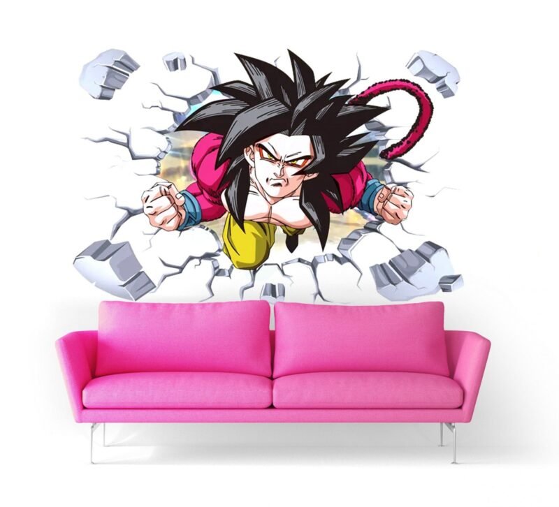 Sticker Mural Dragon Ball Goku SSJ4