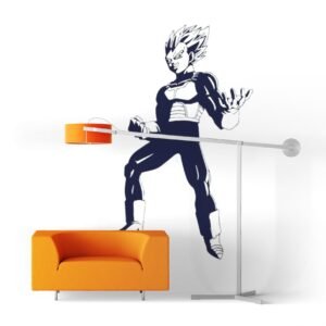 Sticker Mural Dragon Ball Vegeta Super Saiyan
