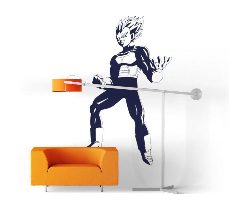 Sticker Mural Dragon Ball Vegeta Super Saiyan