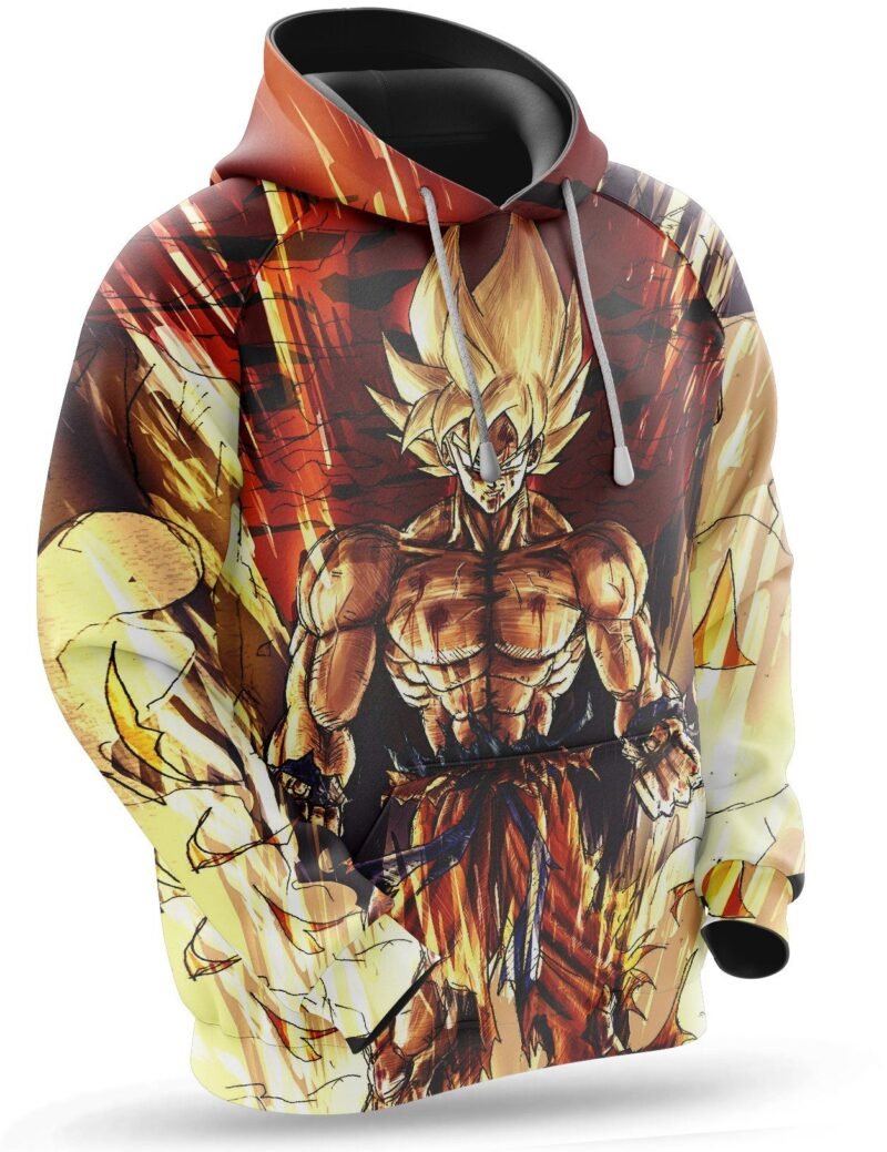 Sweat Dragon Ball Z Goku Transformation – Image 2