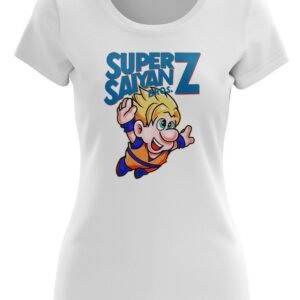 T-Shirt DBZ Femme Goku Mario Bros