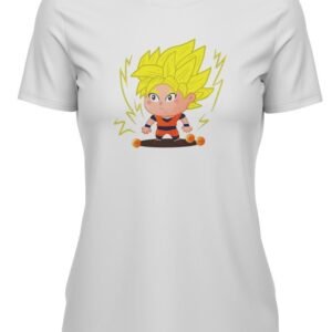 T-Shirt DBZ Femme Mini Goku Super Saiyan