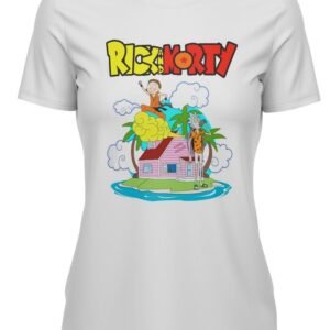 T-Shirt DBZ Femme Rick et Morty