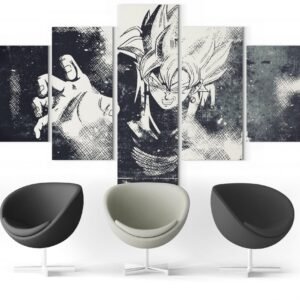 Tableau Dragon Ball Super Goku Black Noir & Blanc