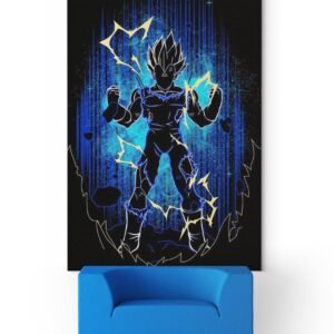 Tableau Dragon Ball Z Vegeta SSJ2