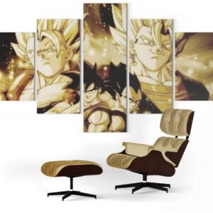 Tableau Dragon Ball Goku et Vegeta : fusion