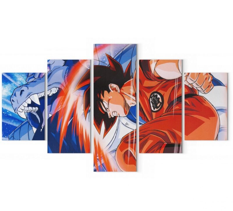 Tableau Dragon Ball Z Vegeta Oozaru vs Goku – Image 2