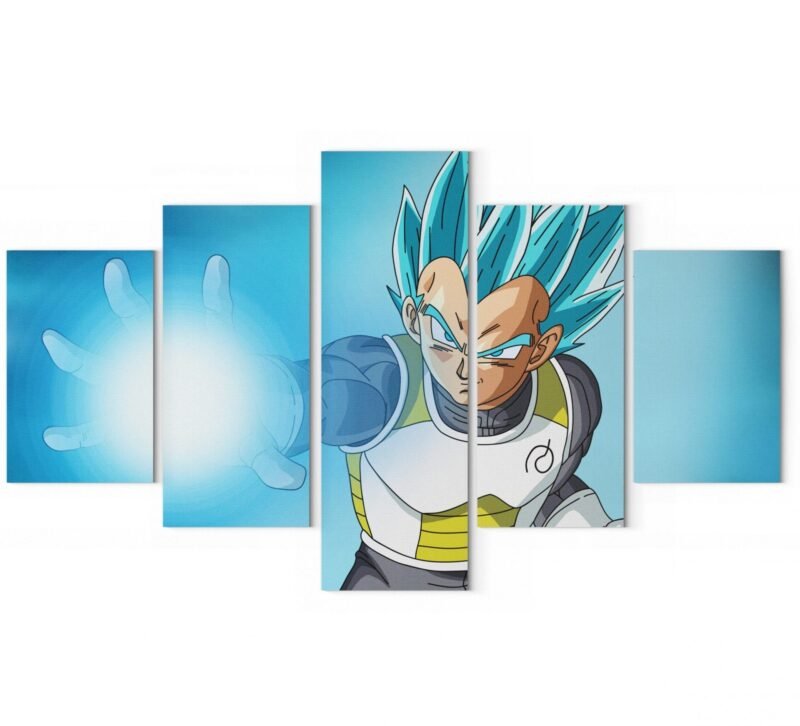 Tableau Dragon Ball Super Vegeta SSJ Blue – Image 2