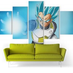 Tableau Dragon Ball Super Vegeta SSJ Blue