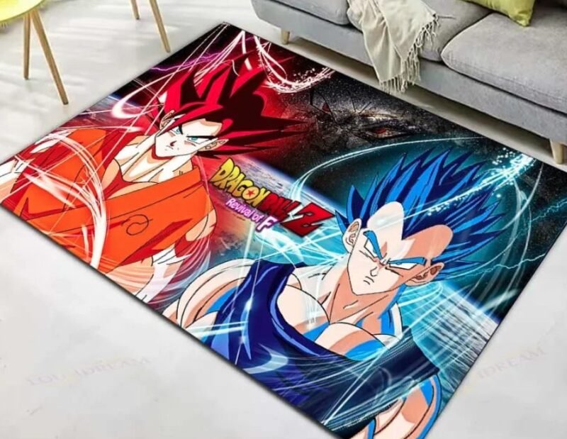 Tapis Dragon Ball Vegeta & Goku God