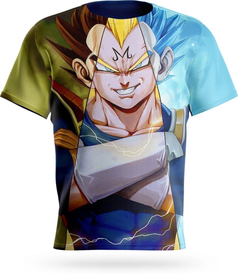 T-Shirt Dragon Ball Fier Prince Saiyan – Image 2
