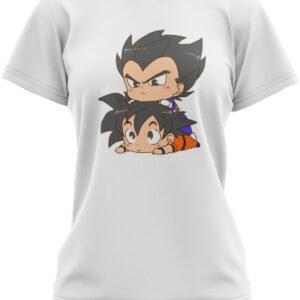 T-Shirt DBZ Femme Vegeta & Goku