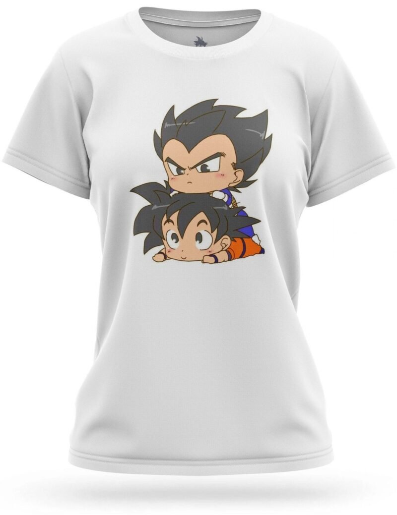 T-Shirt DBZ Femme Vegeta & Goku