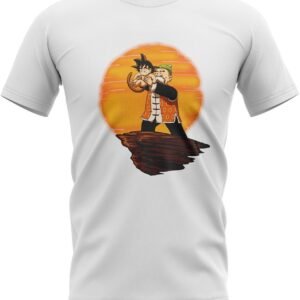 T-Shirt Dragon Ball Son Goku Roi Lion