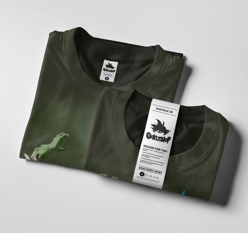 T-Shirt Dragon Ball Super Goku vs Zamasu Fusion – Image 2