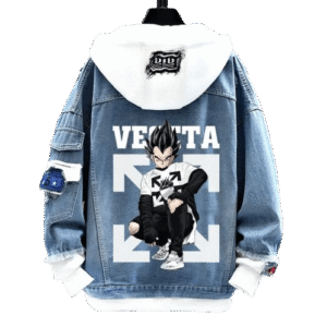 Veste en Jean Dragon Ball Vegeta Streetwear