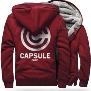Veste Polaire DBZ Capsule Corp (Pourpre)