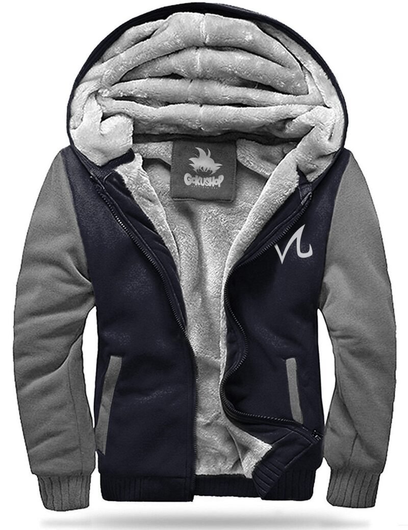 Veste Polaire DBZ Majin (Noir et Gris) – Image 2