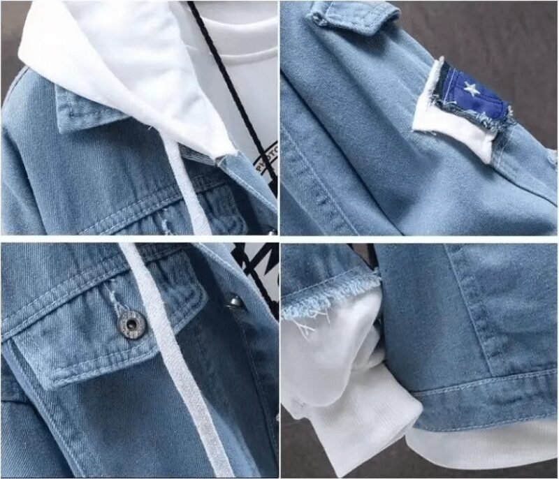 Veste en Jean Dragon Ball Goten Fusion – Image 3
