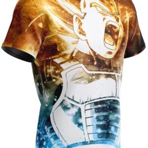 T-Shirt Dragon Ball Super Vegeta Rage Saiyan