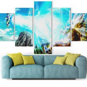 Tableau Dragon Ball Z Goku vs Cell Parfait